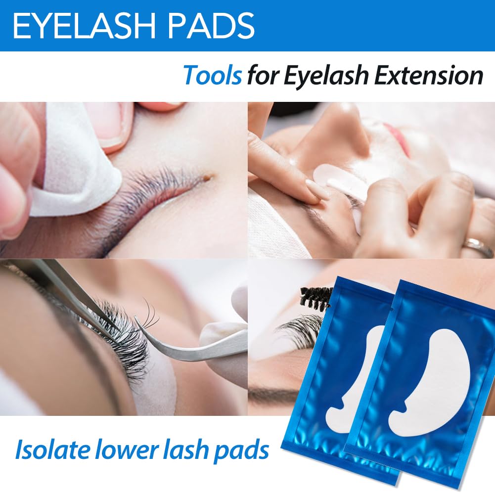 100 Paare Augenpads Wimpernpads für Wimpernverlängerung Wimpernlifting Wimpern Färben Wimpern Augen