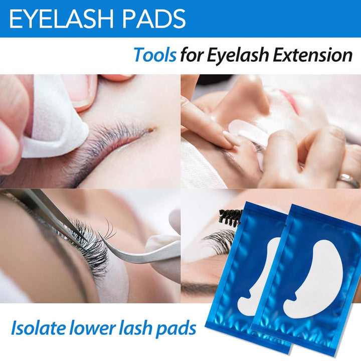 100 Paare Augenpads Wimpernpads für Wimpernverlängerung Wimpernlifting Wimpern Färben Wimpern Augen
