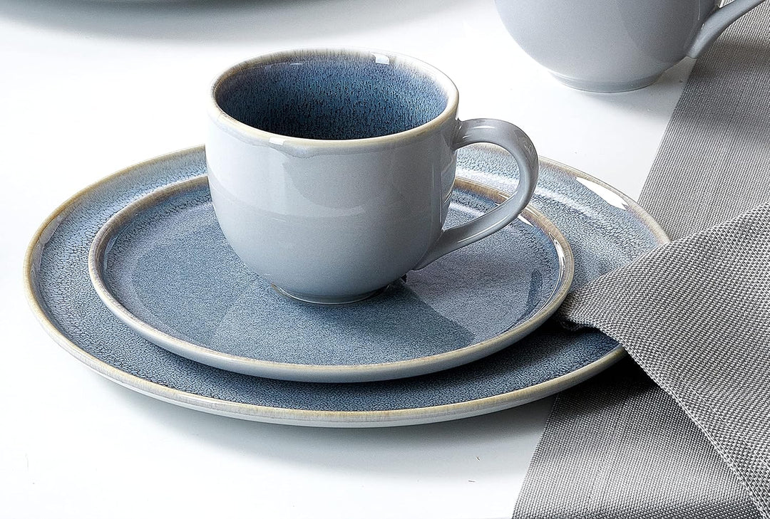 Kaffeeservice Skagen Stone, 12-teilig, Graublau, Kaffeeservice