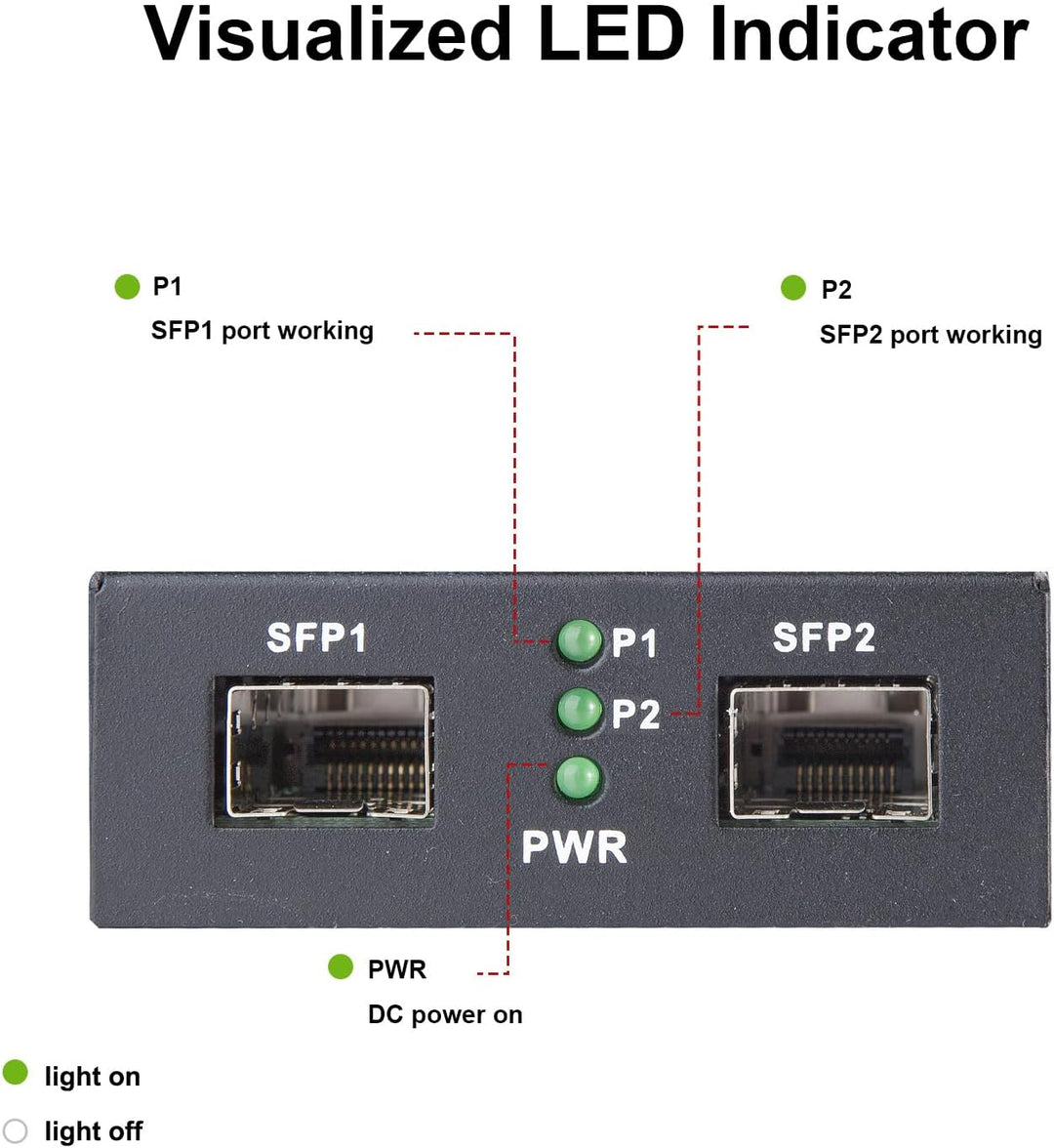 10Gtek® SFP+ Media Converter G0200-SFP (Kit #31), 10GBase-T Reach 30 Meters, SFP+ SR Module, 300 m,