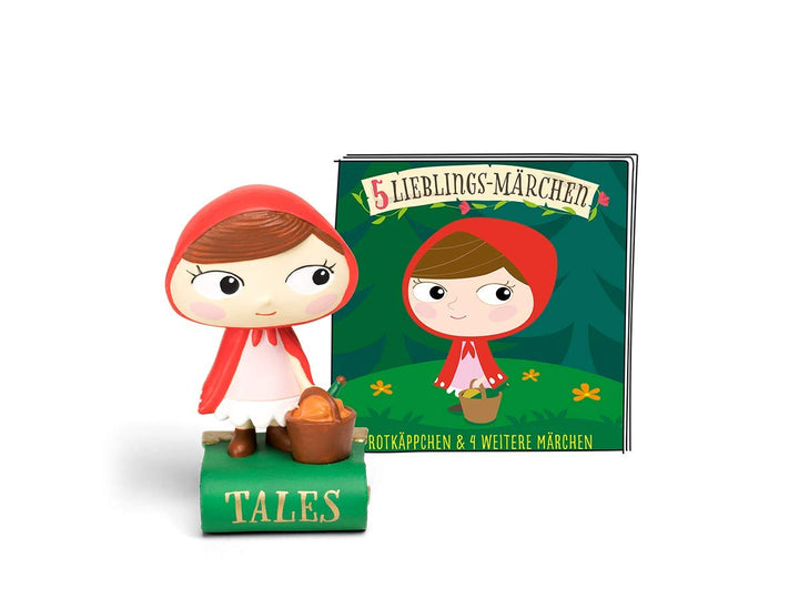 tonies Hörfiguren - 5 Lieblings Märchen Figur: Rotkäppchen, Frau Holle, Dornröschen, Rumpelstilzchen