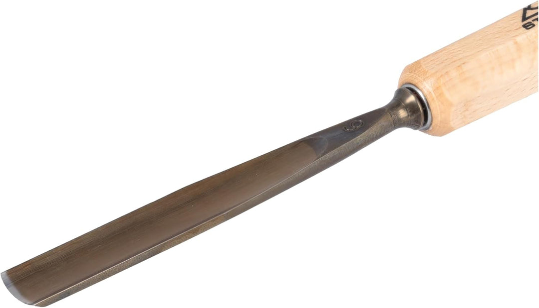 STUBAI Stemmeisen Stechbeitel Serie 52 - Form 4 | Gerades Flacheisen - 12 mm, mit Holzgriff, zum Vor