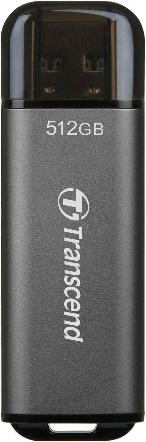 Transcend highspeed USB-Stick 512GB JetFlash 920 USB3.2 420/400MB/s TS512GJF920, Schwarz, 512GB