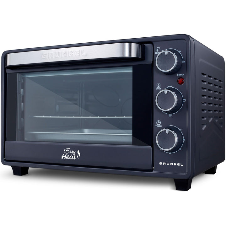 Grunkel Elektro-Multifunktionsbackofen 23L mit 3 Heizfunktionen und Temperaturwahl bis 230 °C, Timer