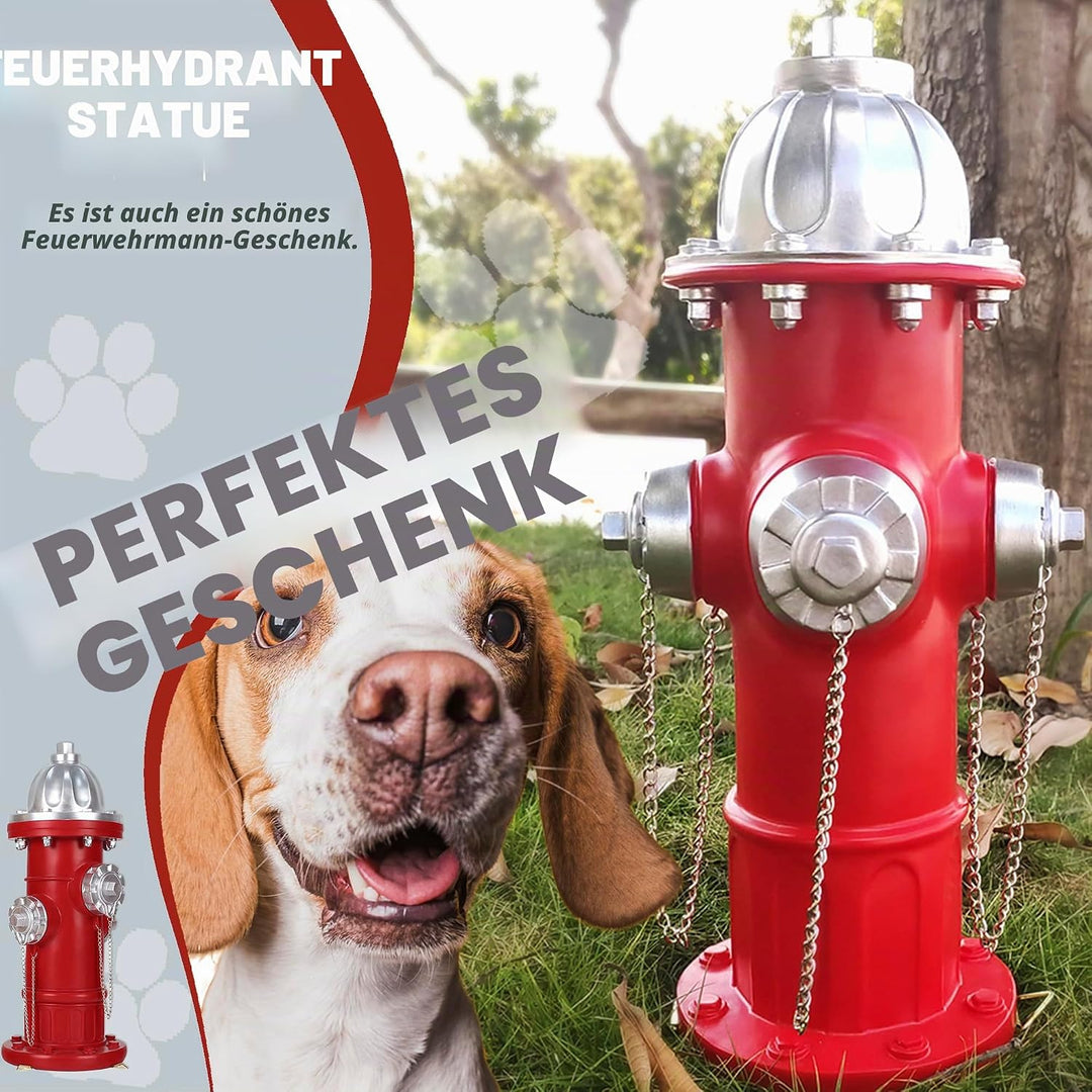 Prefdo Hunde-Feuer-Hydrant-Pfosten, Pee Post Trainingsstatue, für drinnen und draussen, Feuerhydrant