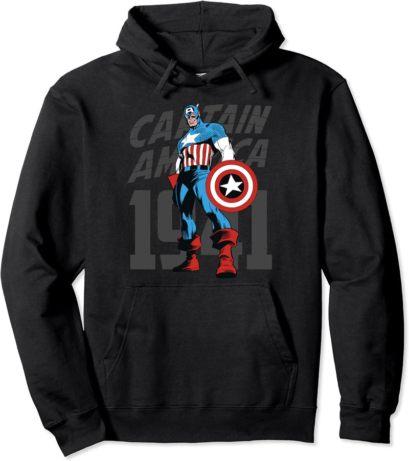 Marvel Captain America Avengers History Pullover Hoodie
