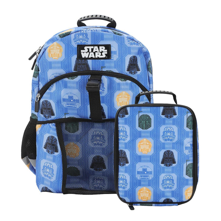 Bioworld 40,6 cm Rucksack und Lunchbox-Set für Schule und Reisen, Star Wars The Dark Side, Star Wars