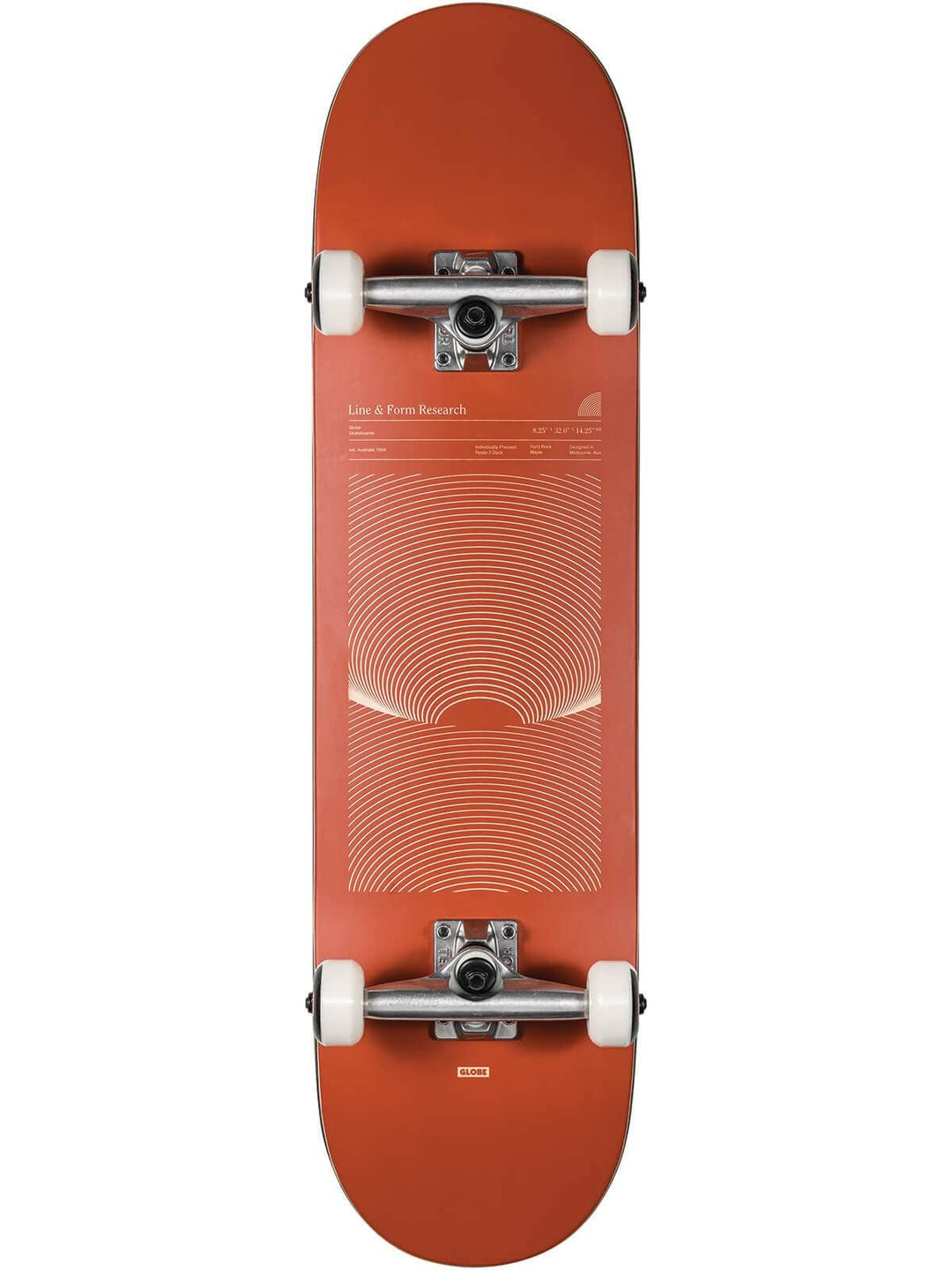 Globe Skateboard G1 Lineform 8.25 Cinnamon, 8.25 Cinnamon