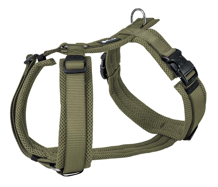 Petlando Hundegeschirr gepolstert, Mesh Y-Comfort, weich, stufenlos verstellbar, besonders leicht &amp;