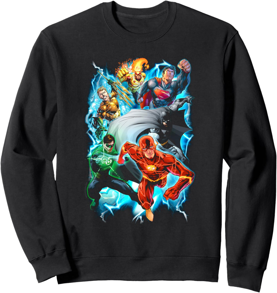 Justice League Electric Team Sweatshirt