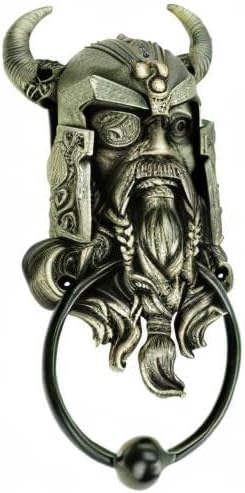 Joh. Vogler GmbH Türklopfer Odin mit Metallring gemanischer Gott 24 cm Figur Tür