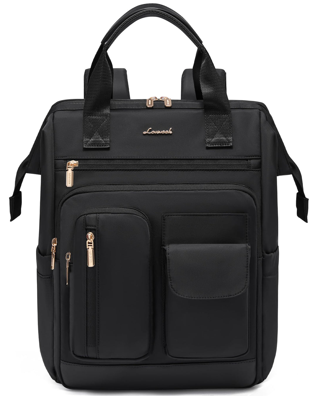 LOVEVOOK Rucksack Damen, 17,3 Zoll Laptop Schulrucksack Wasserdicht Mit 20 Taschen und Grossem Fach