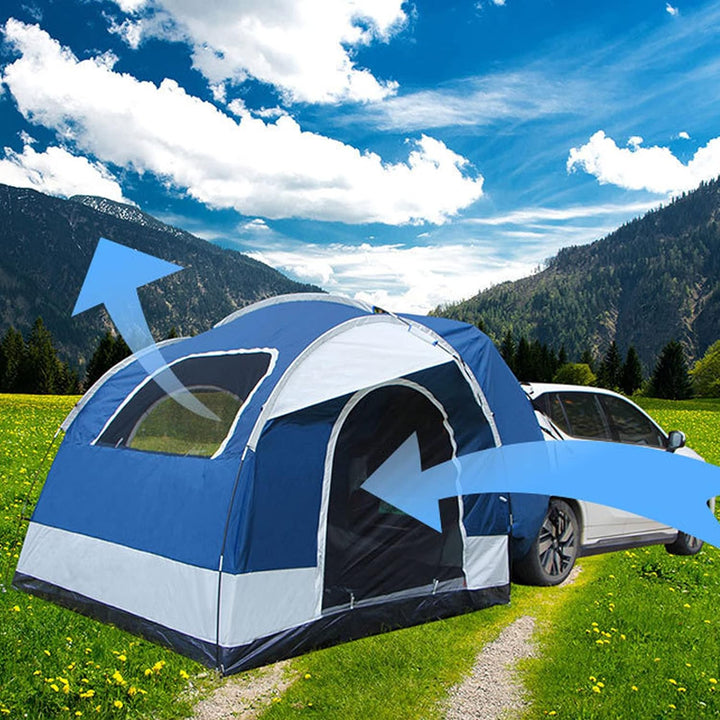 Tonsa Auto-Heck-Campingzelt, einfach zu bedienendes SUV-Auto-Heckzelt, wasserdicht, feine Verarbeitu