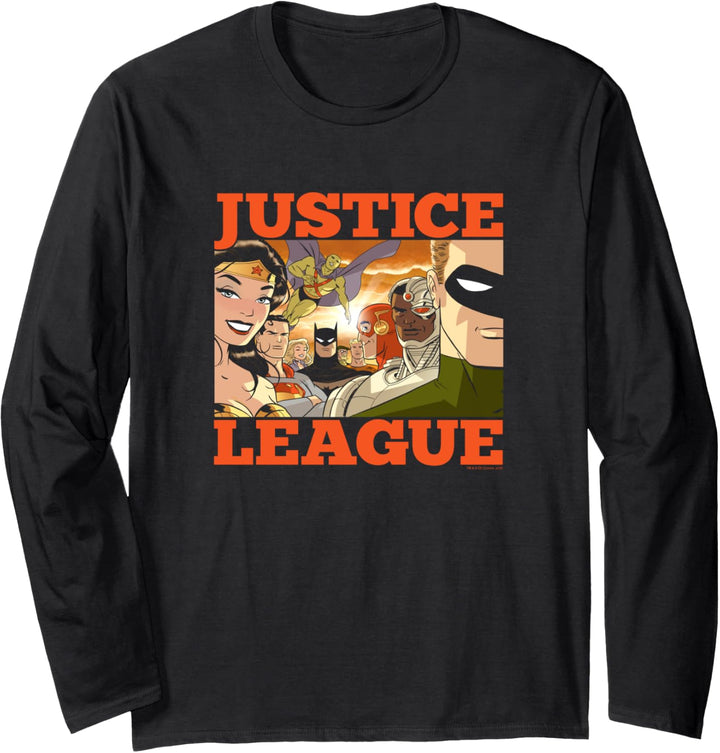 Justice League New Dawn Group Langarmshirt