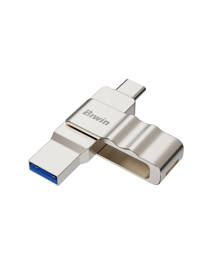 Biwin USB-Stick UD150 128GB USB 3.2 Gen1, bis zu 150 MB/s, mit Dual-Anschluss (Typ-A & Typ-C) für PC