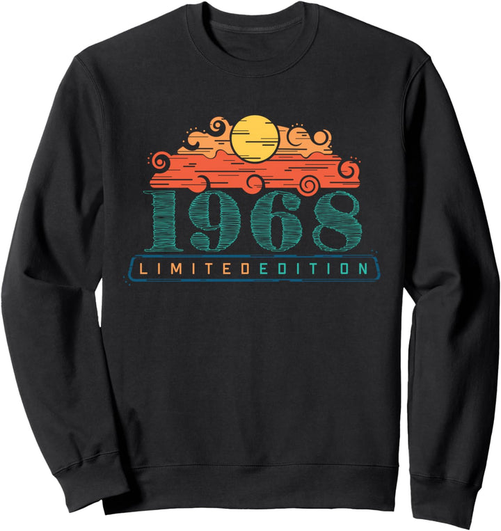 56. Geburtstag Mann Frau 56 Jahre 1968 Deko Lustig Geschenk Sweatshirt