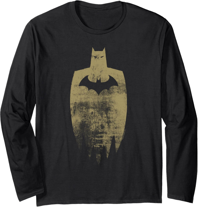 Batman Gold Silhouette Langarmshirt