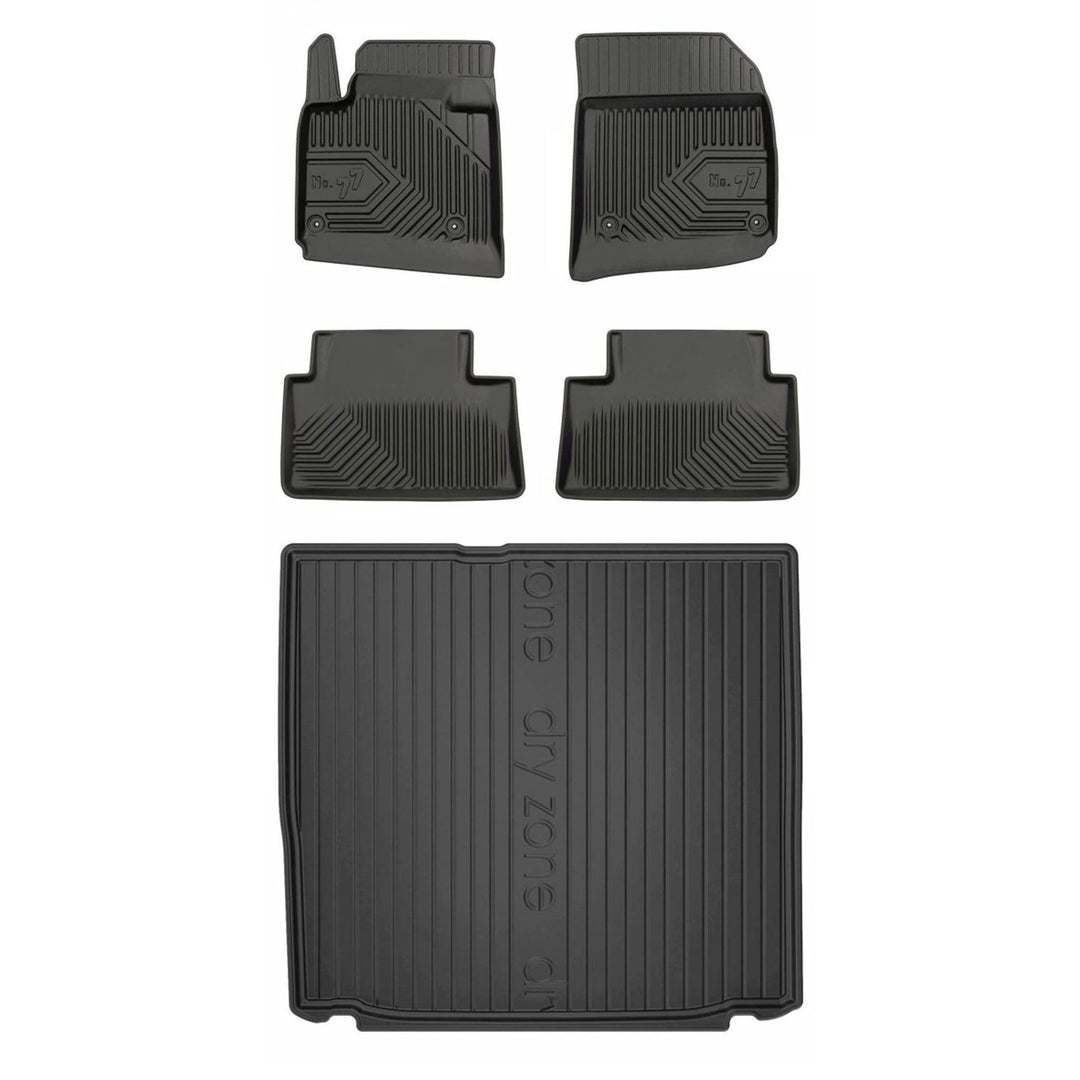 Satz Fussmatten und Gummimatte für Citroen C5 II 2008-2017