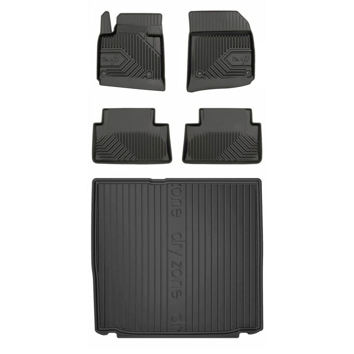 Satz Fussmatten und Gummimatte für Citroen C5 II 2008-2017