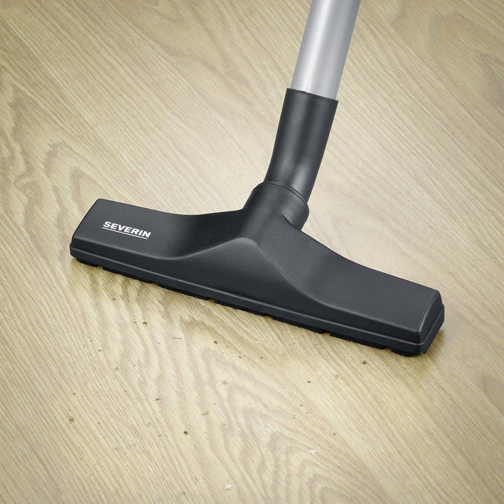 Severin BC 7035, Beutel-Staubsauger, ‎750 Watt, 2 L, ‎25.5 x 35.5 x 20 cm, Schneeweiss-platingrau 2L