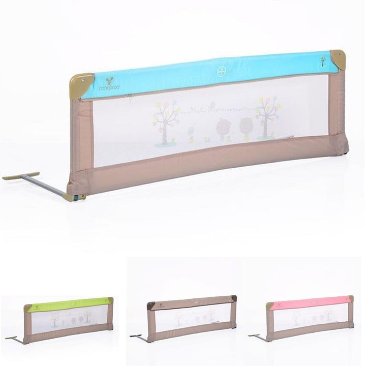 Cangaroo Bettschutzgitter, Bettgitter 130 x 43,5 cm für zuhause und unterwegs blau, Blau