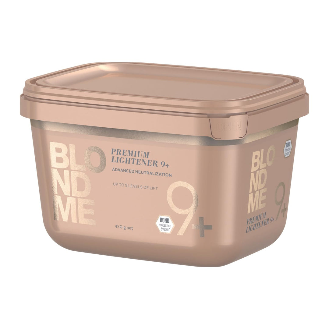 Schwarzkopf Professional BlondMe Premium Aufheller 9+, 1er Pack (1 x 450 g) blau 450 g (1er Pack), b