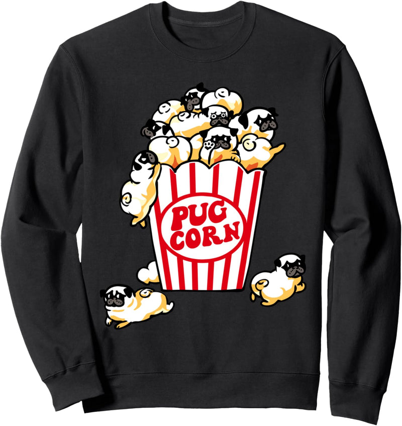 Pug Corn Sweatshirt