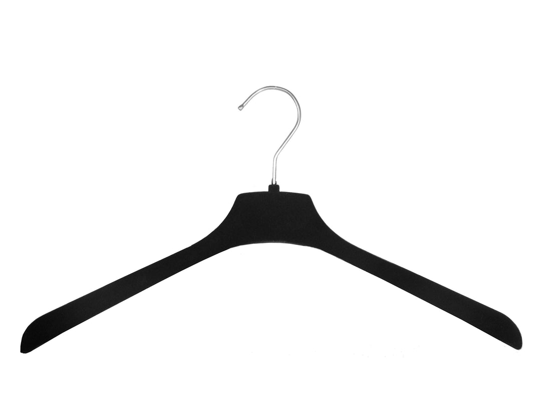 Samt Kleiderbügel für Blusen & Oberteile, 42 cm, schwarz, 15 Stück