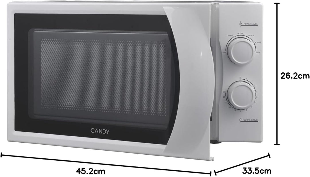 Candy CMW2070M Mikrowelle, 20 L, 700 W, Weiss