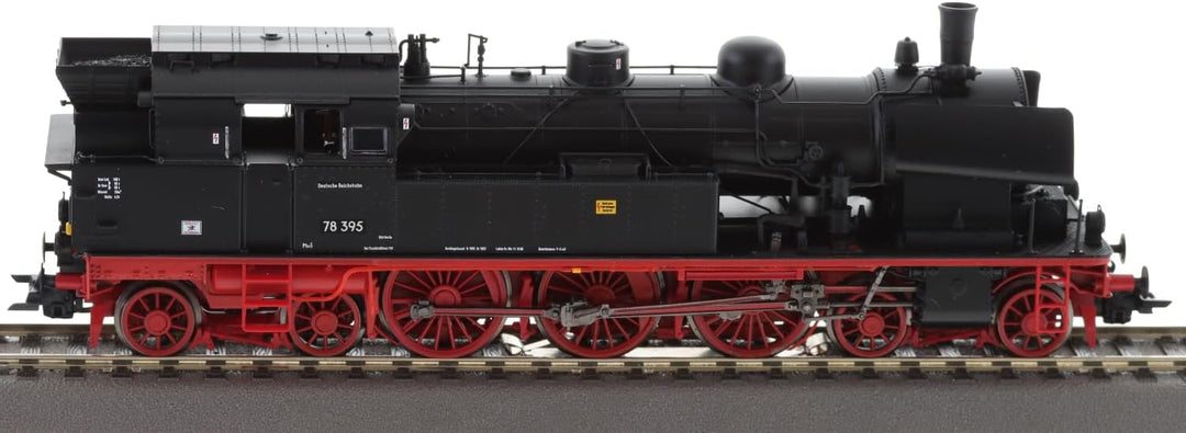 ESU 31184 H0 Dampflok 78 395, DR, Ep. III, DC+AC-Sound, Modellbahnlokomotive, Schwarz, für Erwachsen