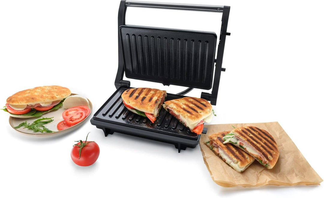 Steba FG 10 GRILLINO Kontaktgrill & Panini-Grill | 180° aufklappbar als Tischgrill | Keramikplatten