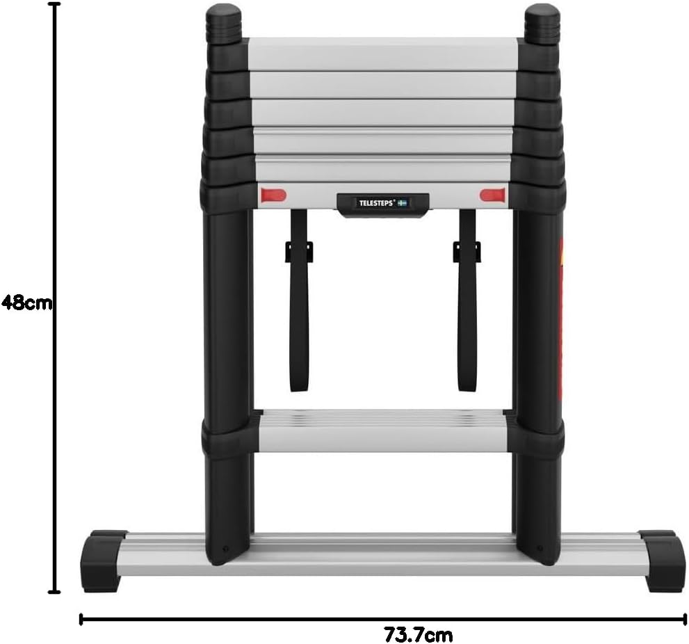 Telesteps PrimeLine Teleskop-Kombileiter / Kombileiter 2,3 m / Leiter aus Aluminium / Nr. 7242300681