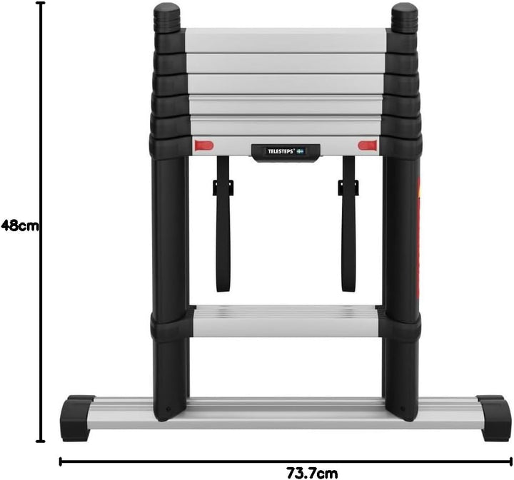 Telesteps PrimeLine Teleskop-Kombileiter / Kombileiter 2,3 m / Leiter aus Aluminium / Nr. 7242300681