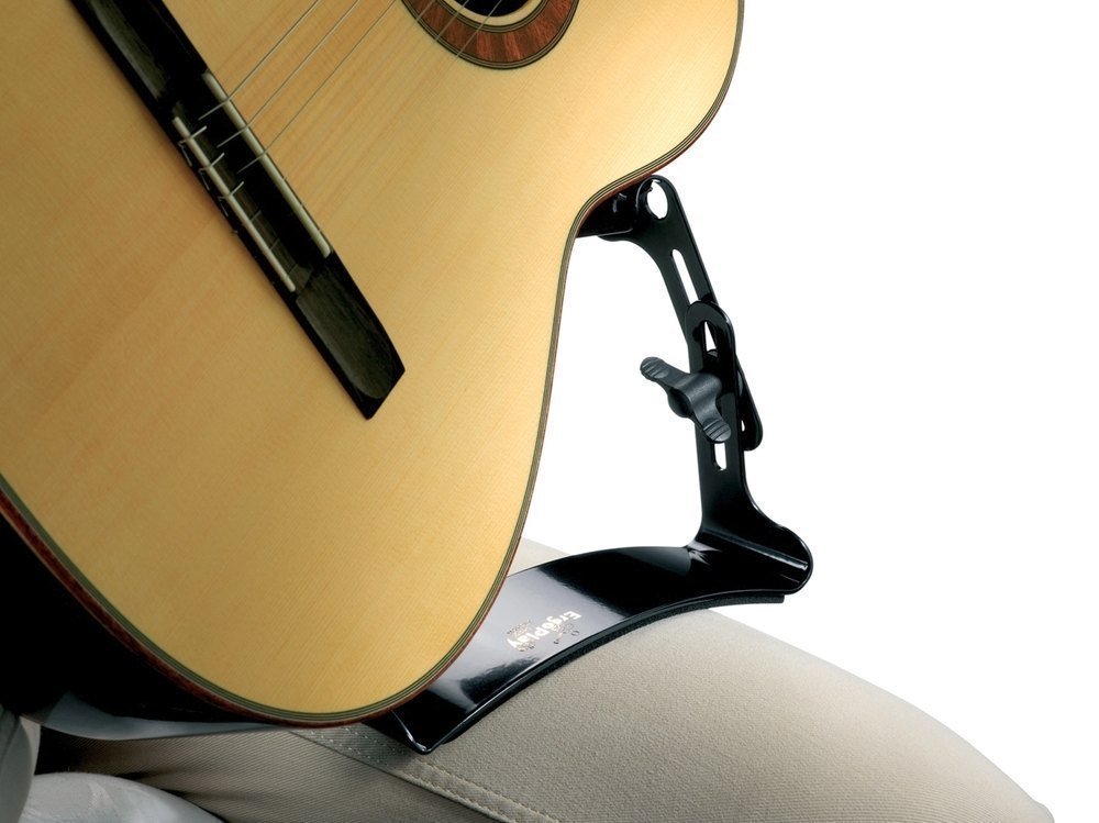 Ergoplay Gitarrenstütze Johannes Tappert schwarz Linkshändermodell