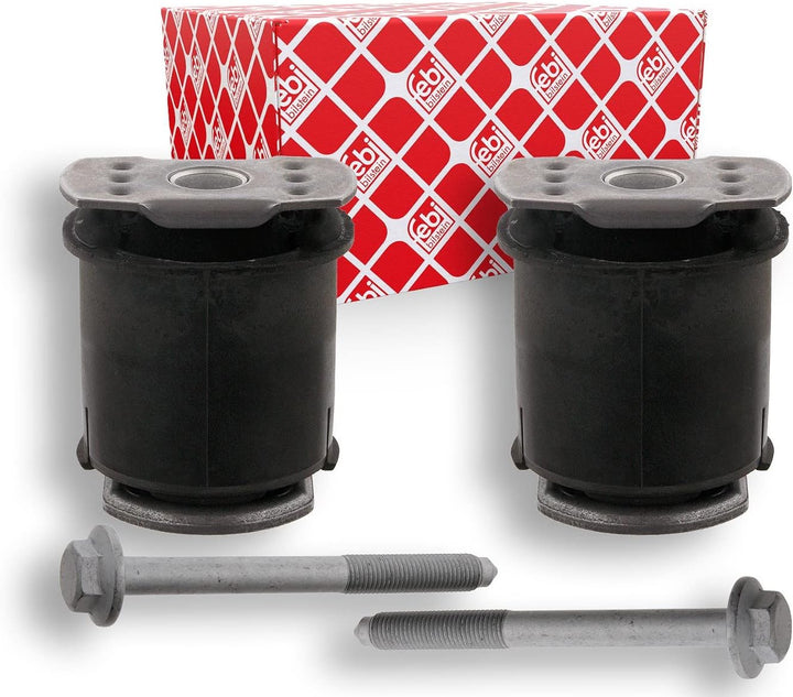febi bilstein 32633 Achskörperlagersatz für Hinterachsträger, mit Schrauben , 1 Stück