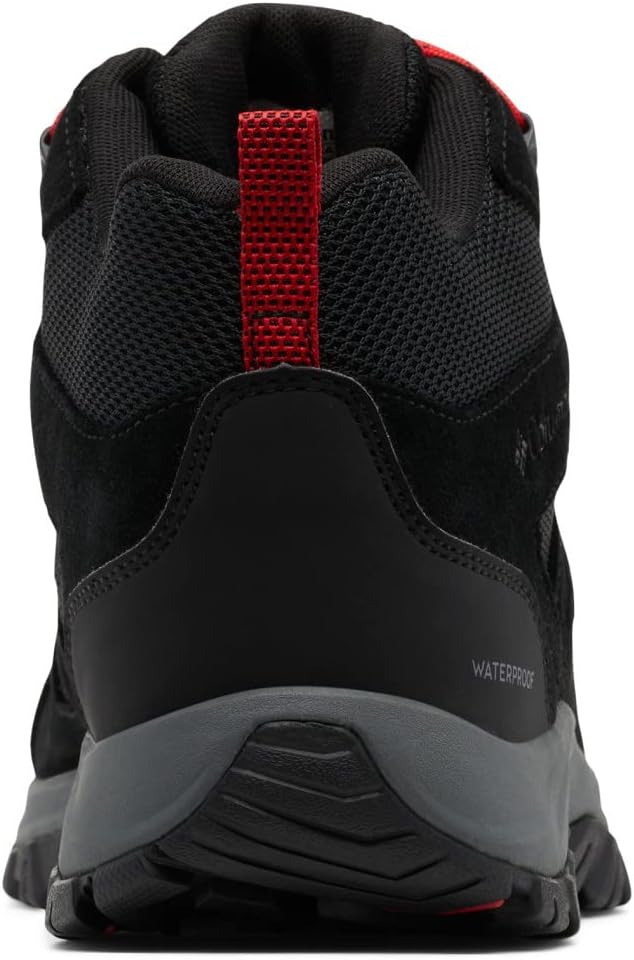 Columbia Herren First Generation Redmond Iii Mid WaterproofWanderschuh 43 EU Black Mountain Red, 43