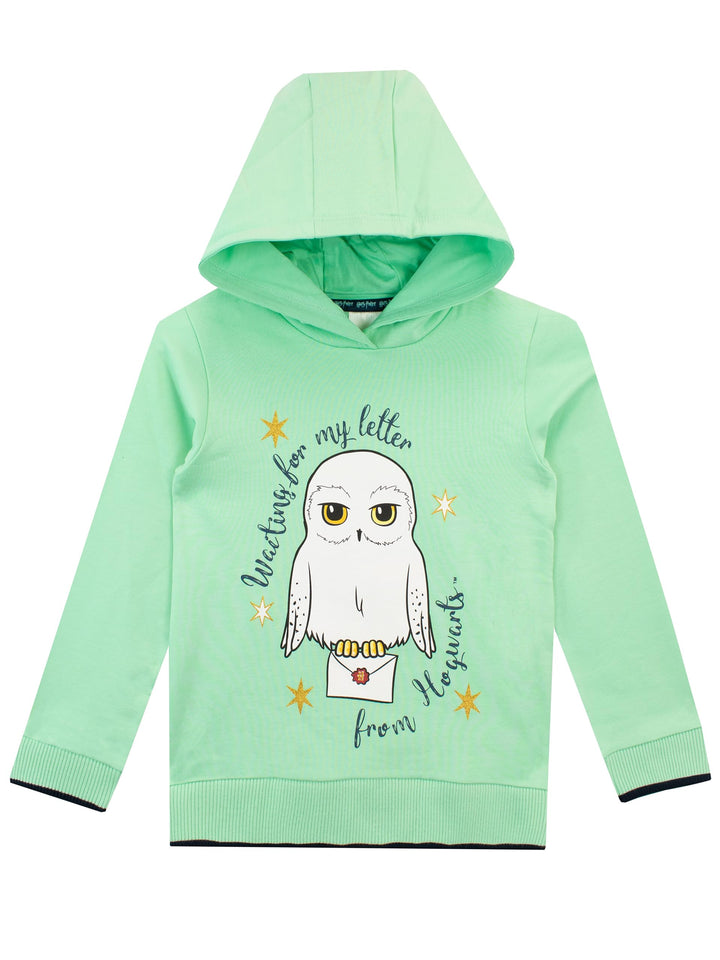 Harry Potter Pullover | Hedwig Hoodie Mädchen | 100% Baumwolle Kinder-Pullover | Hogwarts Pulli 122