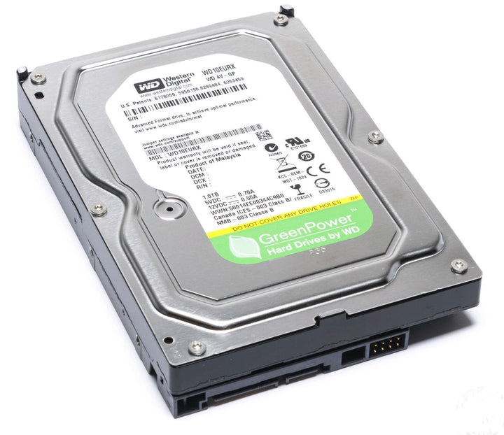 Western Digital WD10EURX AV-GP 1TB interne Festplatte (8.9cm (3.5") SATA 6 Gb/s 64mb) Standardverpac