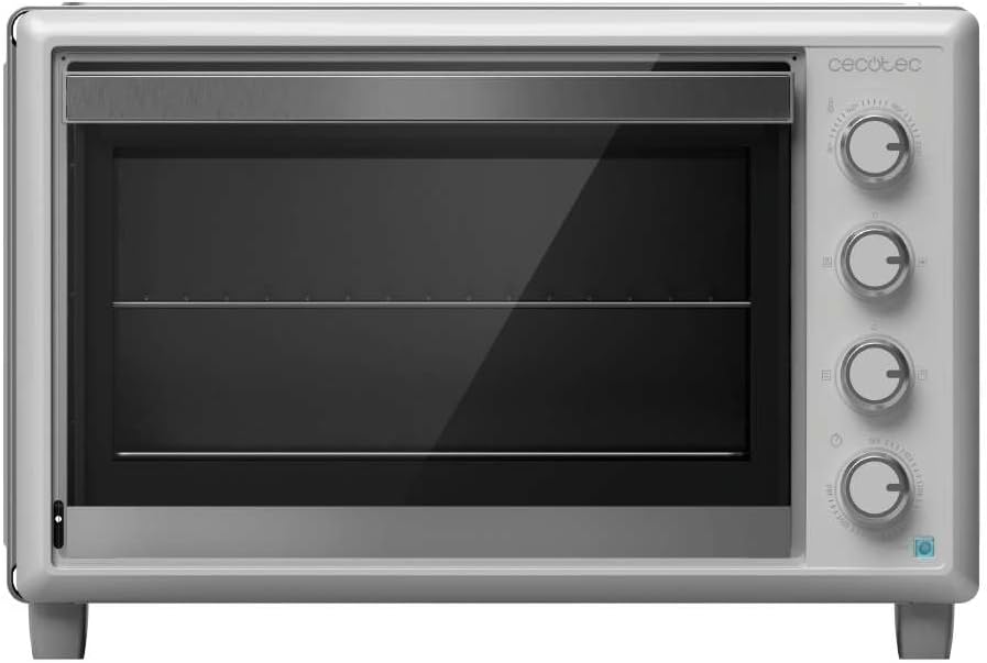 Cecotec Tischkonvektionsofen 60 Liter Bake&Toast 6090 White Gyro. 2200 W, Innenbeleuchtung, 12 Funkt