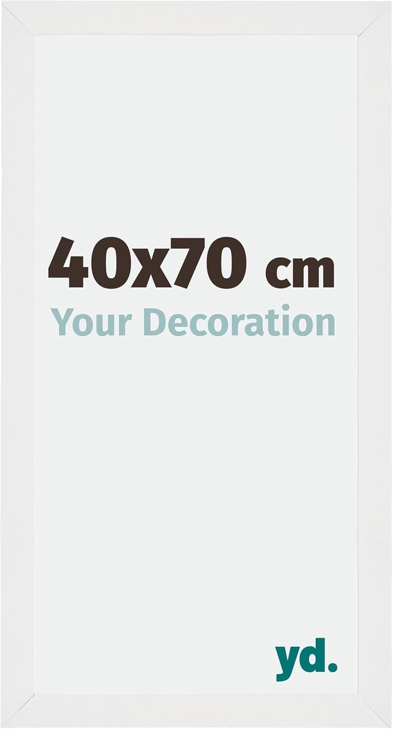 yd. Your Decoration - Bilderrahmen 40x70 cm - Bilderrahmen aus MDF mit Acrylglas - Antireflex - Ausg