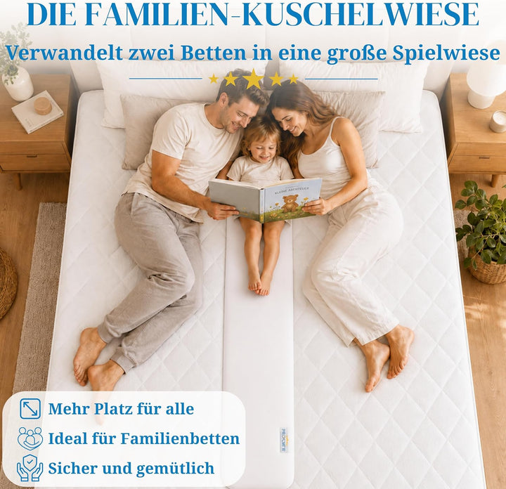PROCAVE Besucherritzenfüller als Doppelbettbrücke aus Schaumstoff 25 x 200 cm, ein Matratzen Ritzenf