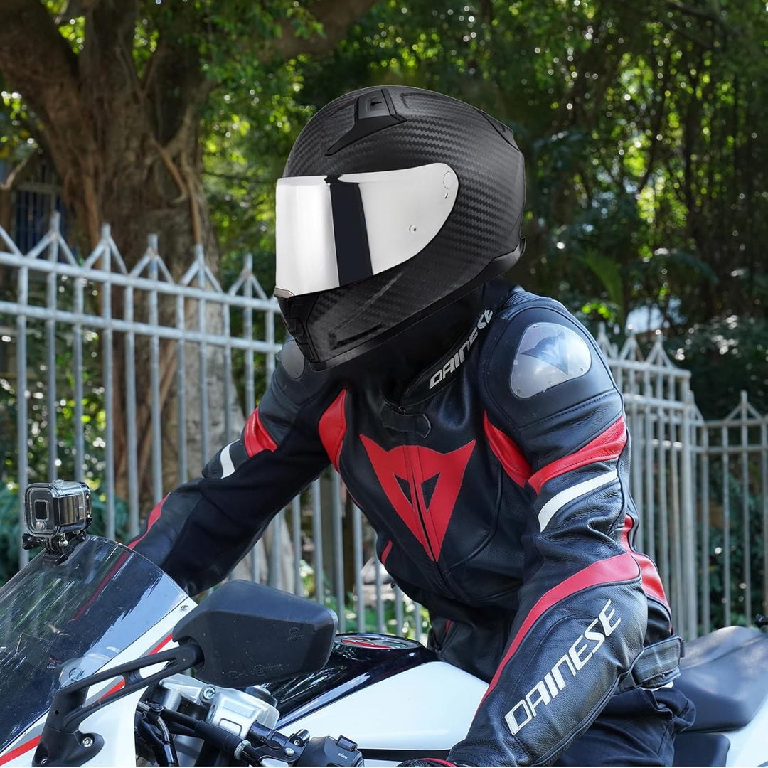 VCOROS Motorradhelm Visier,Helmvisier für LS2 FF811/vector 2/Citation II,Motorrad Windschutz Helm Ob