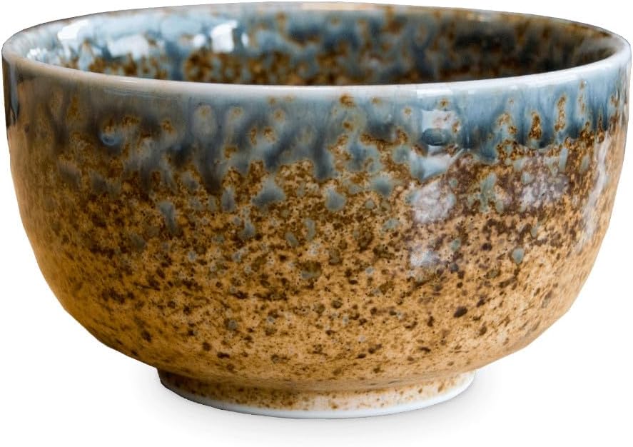 Matcha Bowl aus Porzellan – Made in Japan – 400 ml – Japanische Matcha Schale für Tee – Tee-Becher,