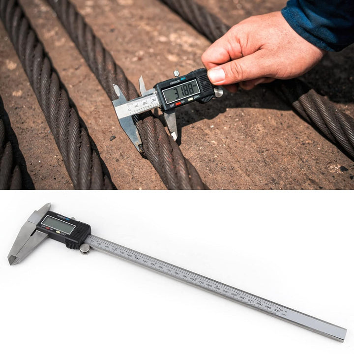 12 Zoll Messschieber Digital 300MM Digitaler Elektronischer Messschieber Mikrometer Messwerkzeug Ele