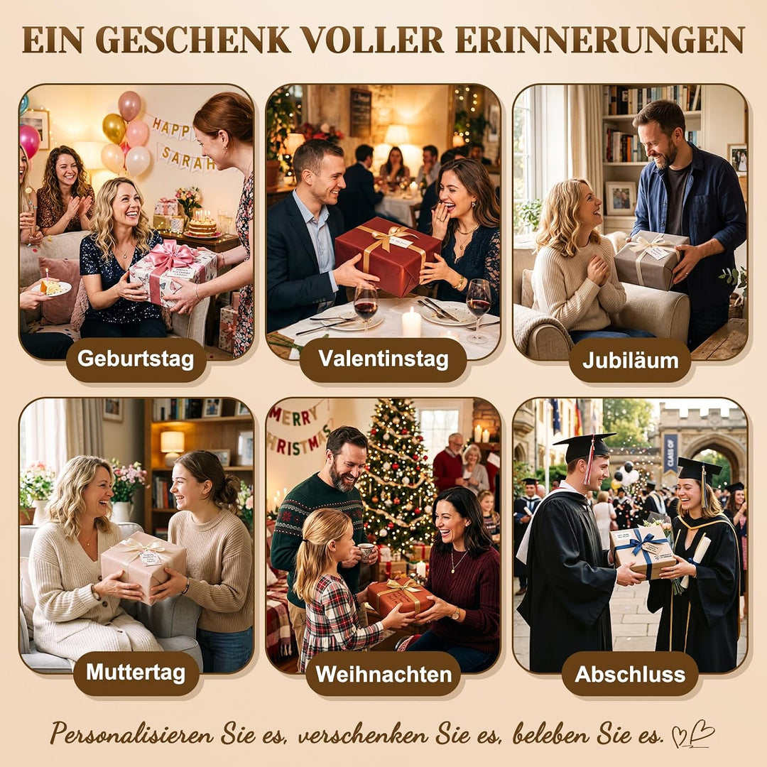 Mini Bilderrahmen Vintage Miniatur Menschen Museum, DIY Museum Silhouette | Remote control of lighti