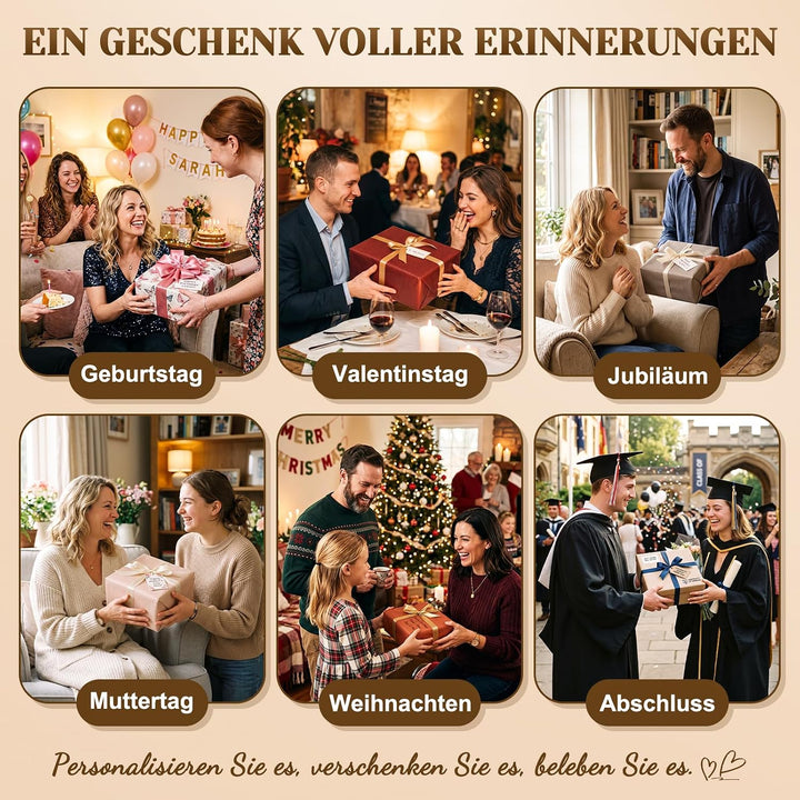 Mini Bilderrahmen Vintage Miniatur Menschen Museum, DIY Museum Silhouette | Remote control of lighti