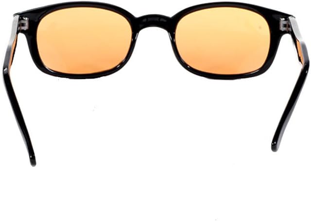 Original KD's Biker Sunglasses with Orange Lenses by Pacific Coast Sunglasses