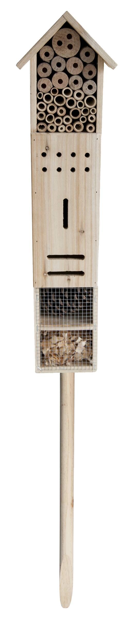 GartenMeister Insektenhotel XL mit Stab