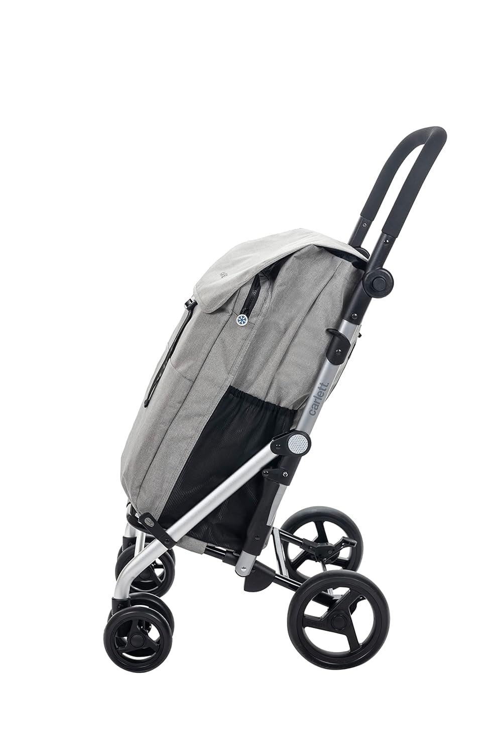 Carlett – Pack Classic Family | Zusammenklappbarer Einkaufswagen mit Geschenkhaken | Hochleistungs-S