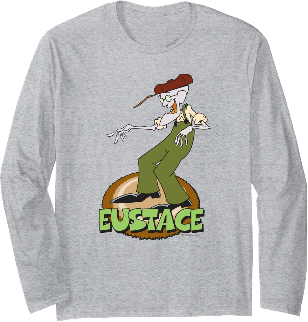 Courage the Cowardly Dog Eustace Standing Langarmshirt